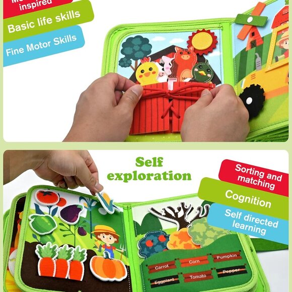 Baby Kids Growth Enlightenment Cognitive Early Learning Educational Toys(1 Set) - Picture 4 of 8